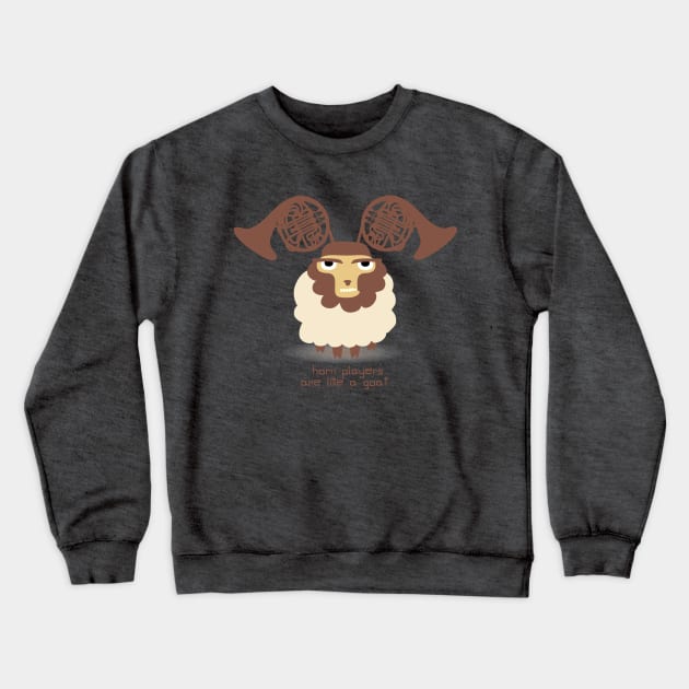 Horns like a goat Crewneck Sweatshirt by MalditaNovena